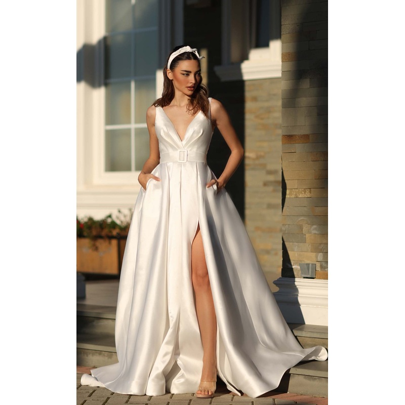 Tina Holly Couture BB209WCL Dress Off White