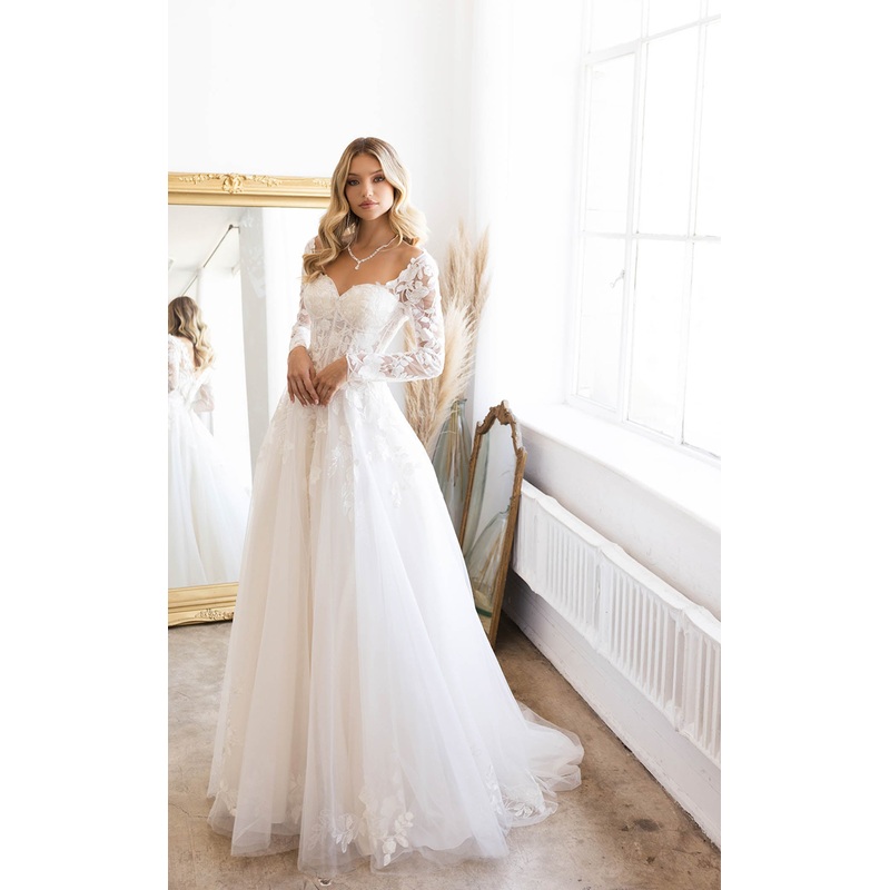 Abby Lane 97199CL Dress Ivory/Champagne