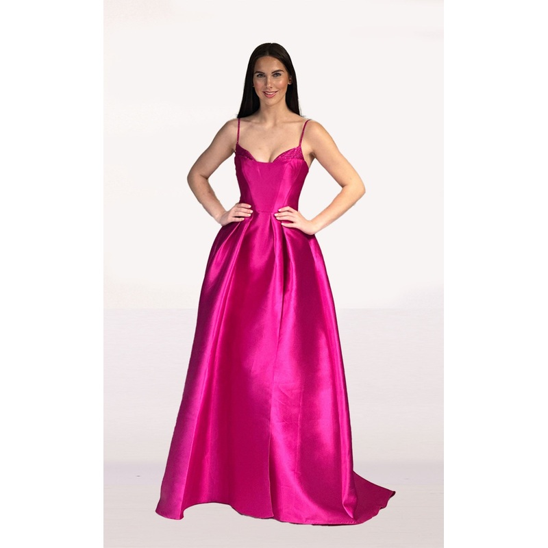 Abby Paris 90267 Dress Emerald