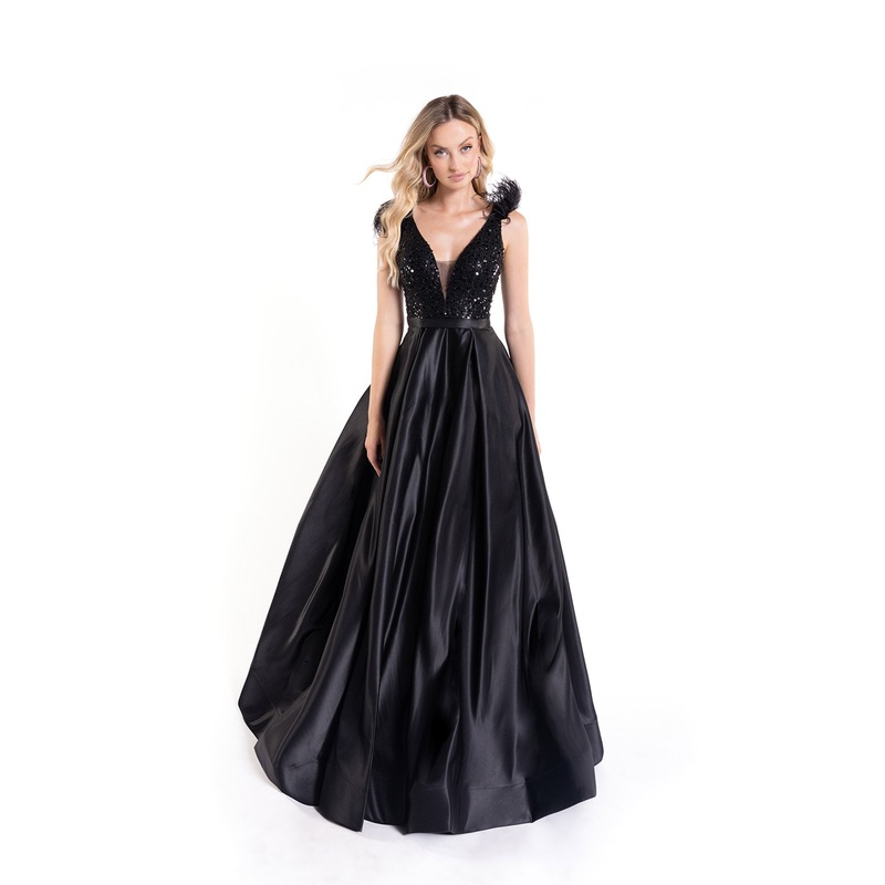 Abby Paris 90178 Dress Black