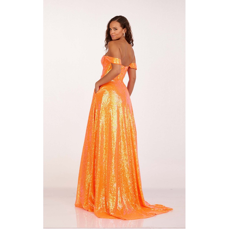 Abby Paris 90223 Dress Orange