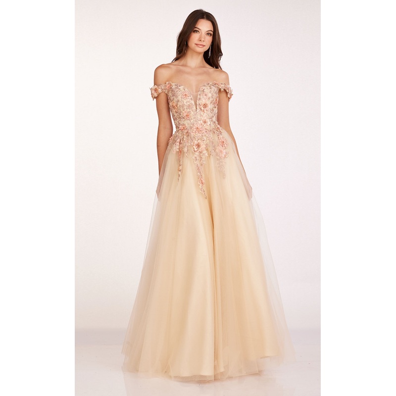 Abby Paris 90230 Dress Champagne