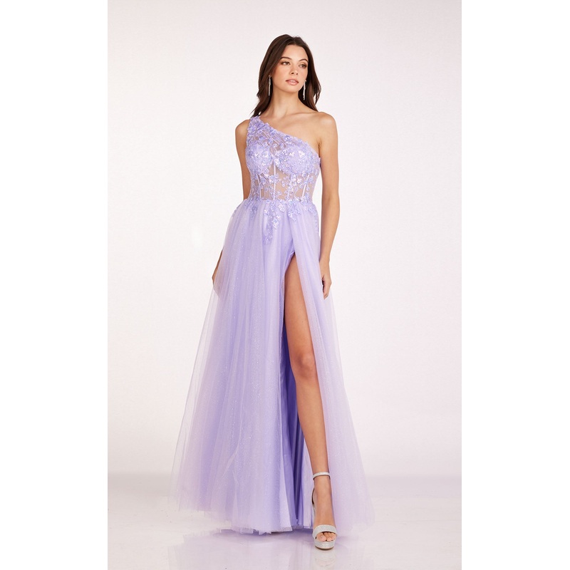Abby Paris 90234 Dress Lilac