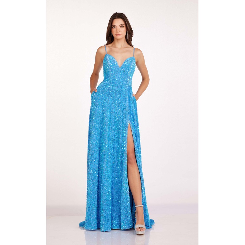 Abby Paris 90247 Dress Dolphin-Blue