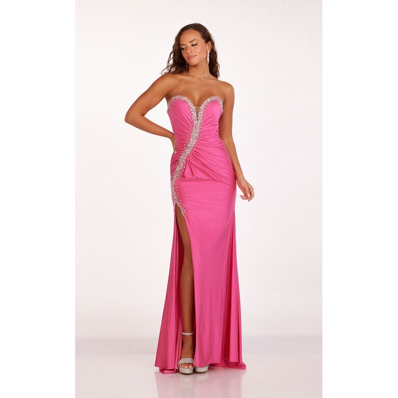 Abby Paris 90258 Dress Blue