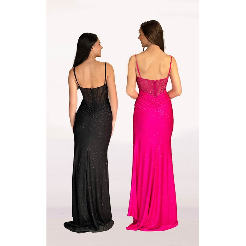 Abby Paris 90263 Dress Black