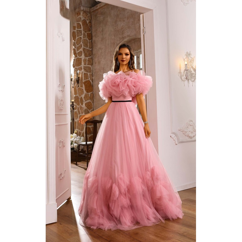 Terani 251P4090 Dress Light Blue