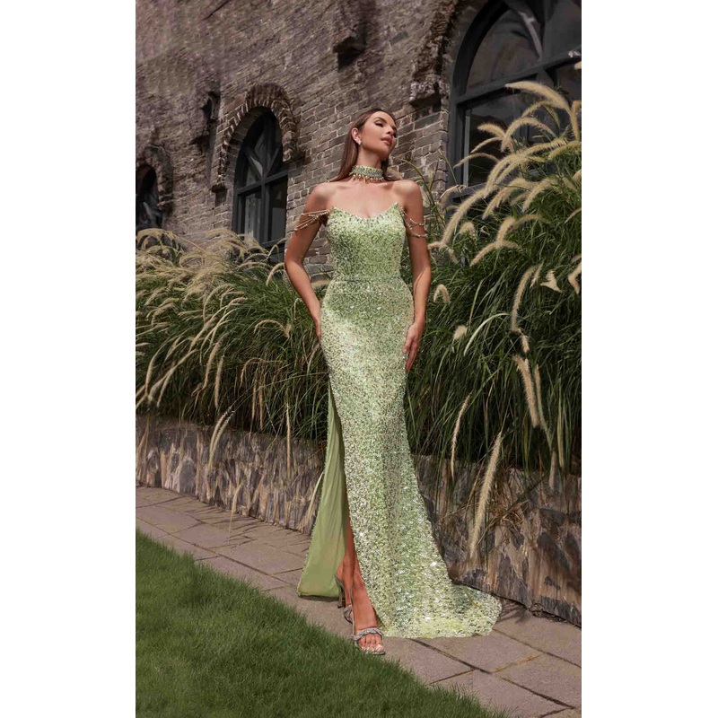 Terani 251P4329 Dress Citrine