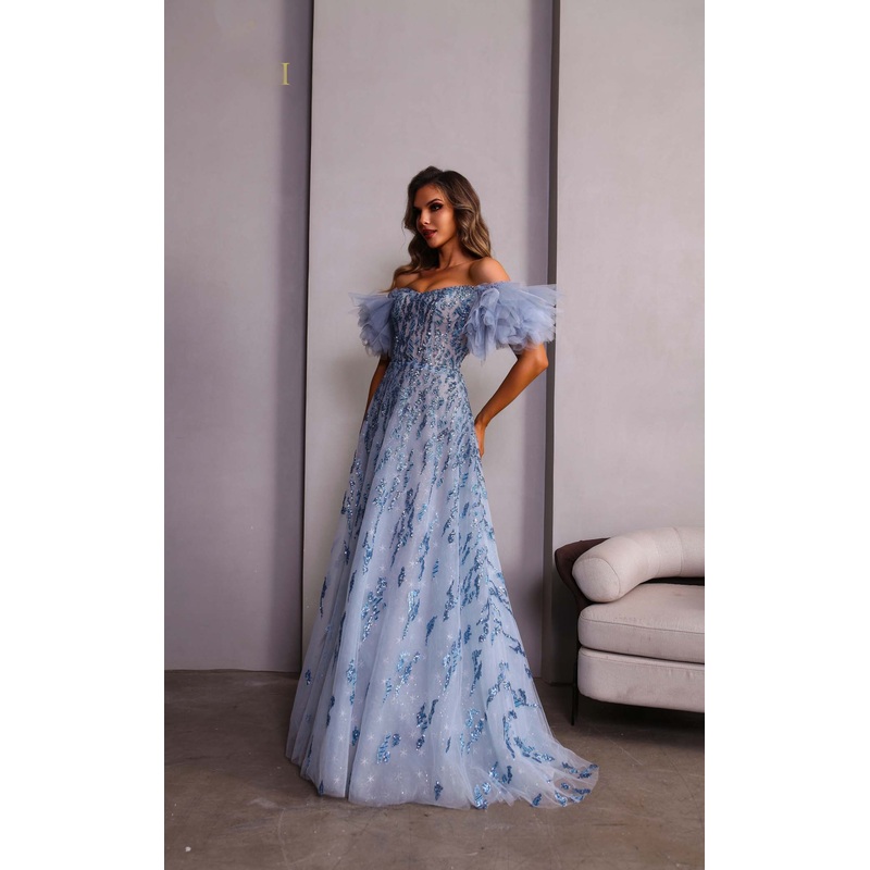 Terani 251P4500 Dress Blue