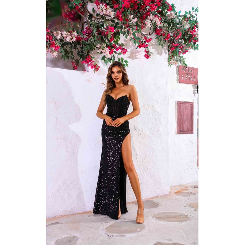 Terani 251P4519 Dress Black