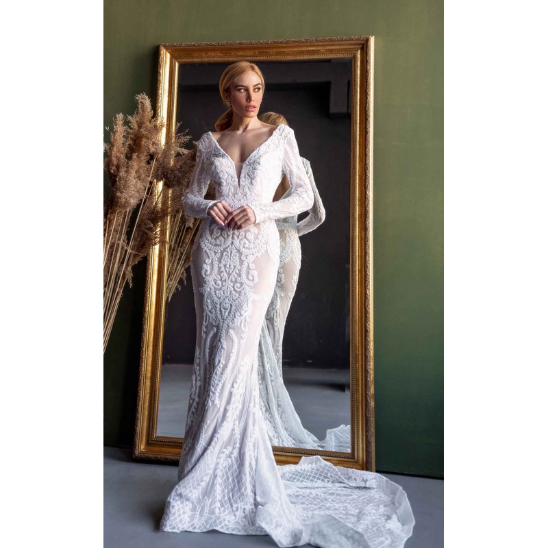 Tina Holly Couture BB021CL Dress White/White