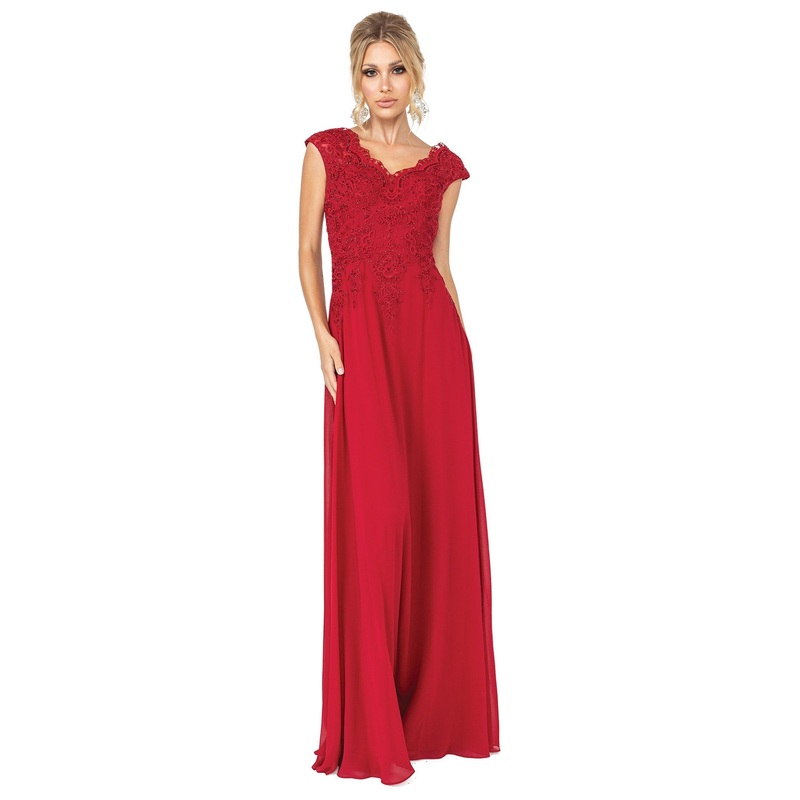 Dancing Queen 4122 Dress Burgundy
