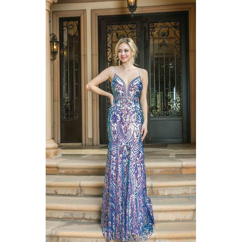 Dancing Queen 4215 Dress Royal Blue