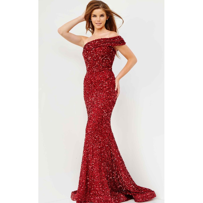 Jovani JVN23116BG Dress Bronze