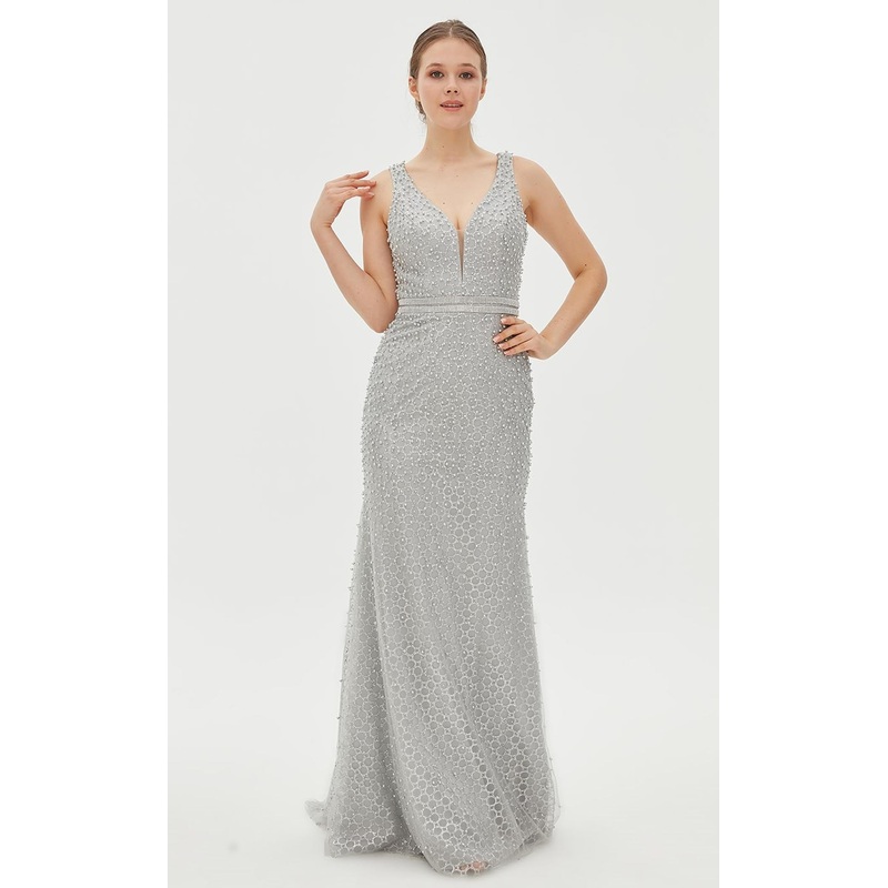 Tiara TAB926079 Dress Gray