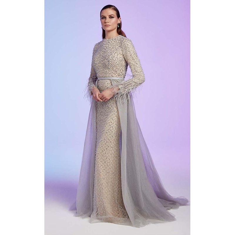 Tiara TAB2026140 Dress Blue-Granite