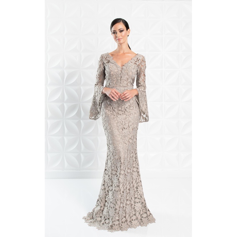 Alexander by Daymor 1276 Dress Taupe