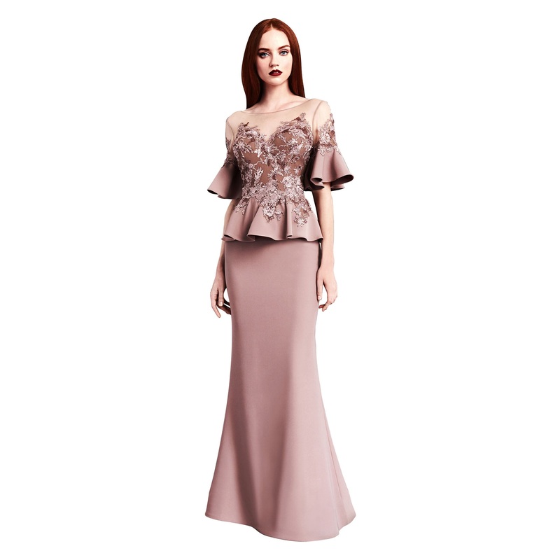 Alexander by Daymor 865 Dress Rose