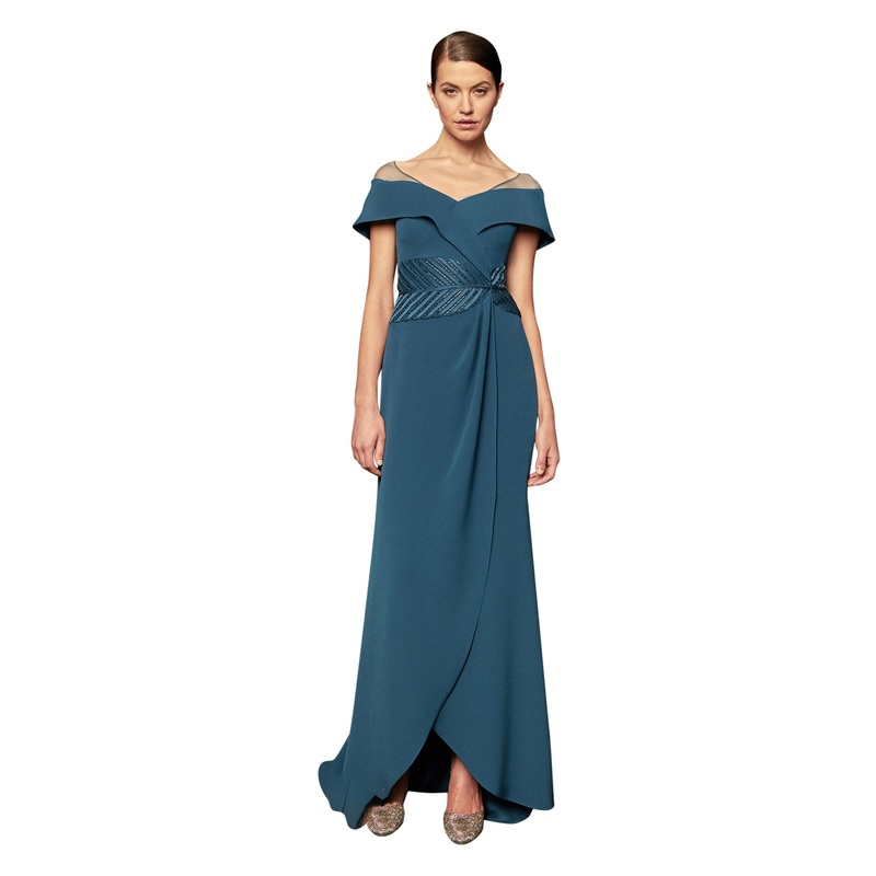 Alexander by Daymor 953 Dress Teal
