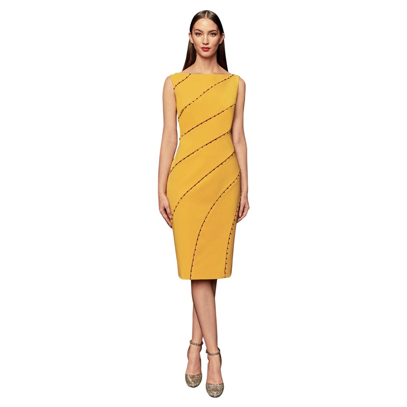 Alexander by Daymor 969 Dress Yellow