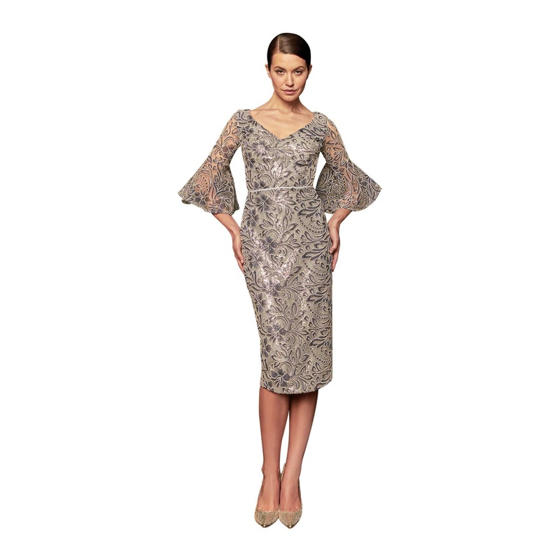 Alexander by Daymor 972 Dress Silver/Blue