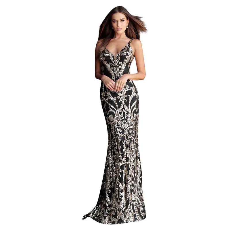 Jovani 63350BG Dress Black/Gold