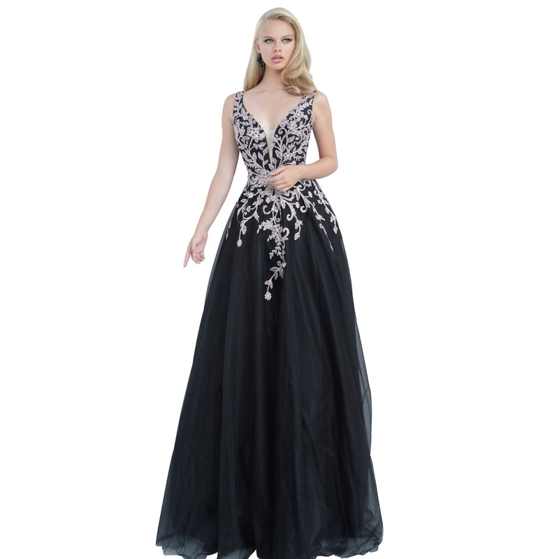 JVN JVN2302BG Dress Black/Gold