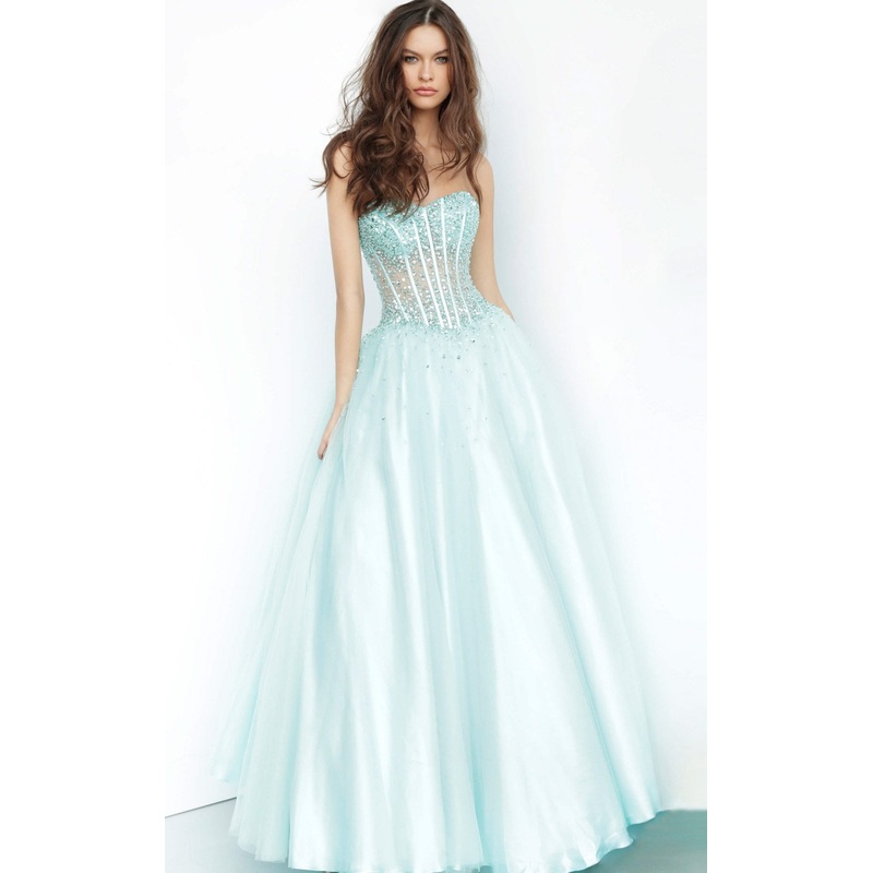 Jovani 1332BG Dress Aqua-Aqua