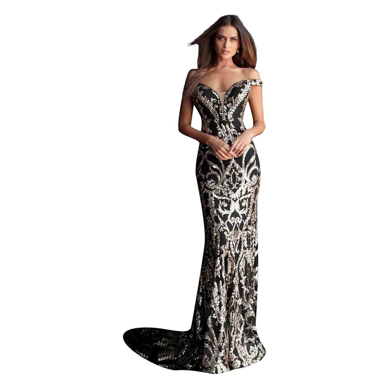 Jovani 63349BG Dress Black/Gold