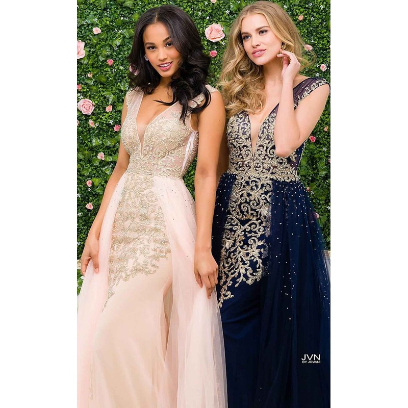 Jovani JVN41677BG Dress Black/Gold