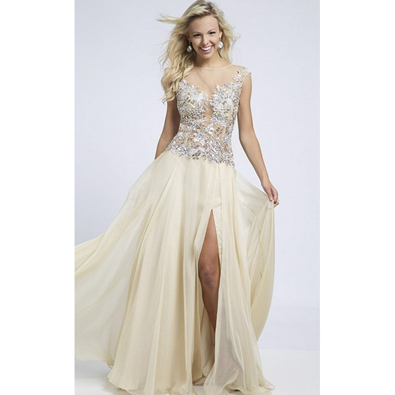 Jovani 91076BG Dress Champagne