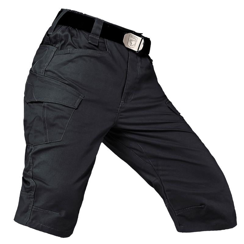 Men’s Solid Color Cargo Shorts 48530337Y (Belt Excluded) Gray