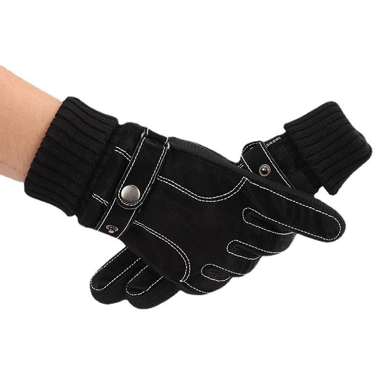 THICK WARM GLOVES Black