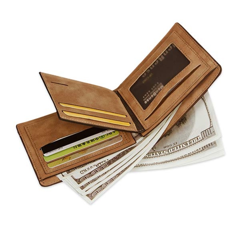 VINTAGE LEATHER WALLET 67746863W Light Brown