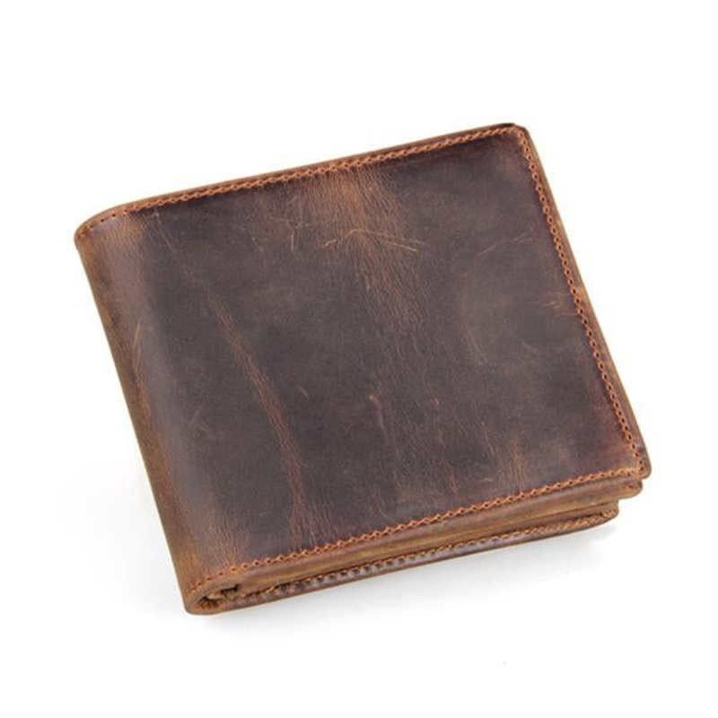 VINTAGE SHORT WALLET 14754506X Dark Brown