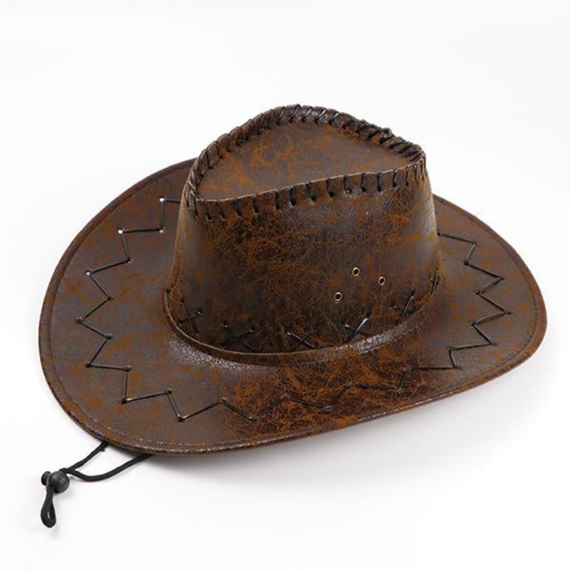 VINTAGE WESTERN COWBOY HAT 90513515M Coffee