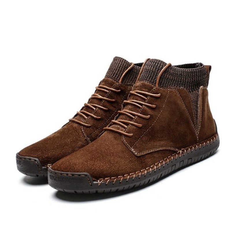 HIGH TOP MEN’S BOOTS Brown