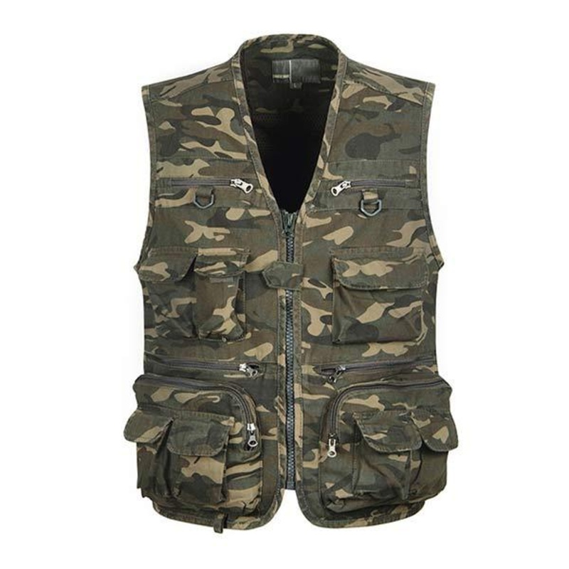 MEN’S CAMOUFLAGE VEST 19706738W Camouflage