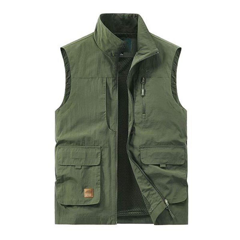MEN’S CASUAL VEST 90035255W Army Green