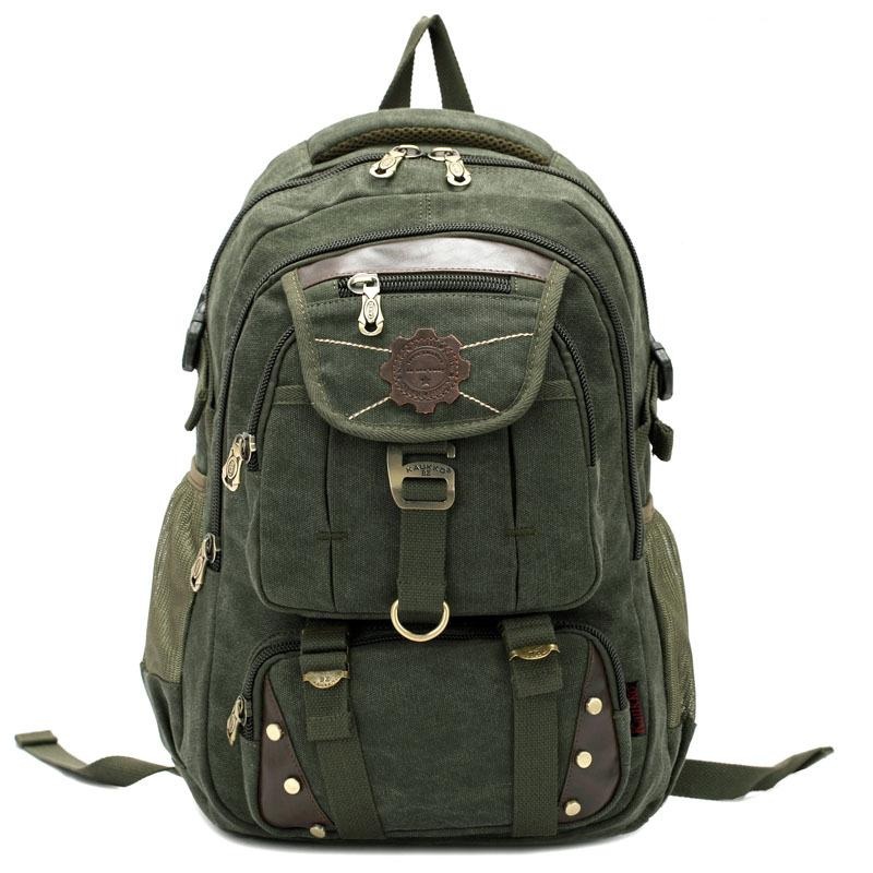 Men’s Canvas Backpacks 48529790Q Khaki