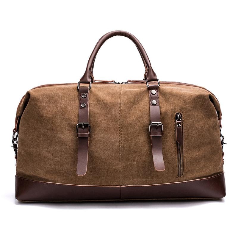 Men’s Canvas Duffle Bag 75738736Q Coffee