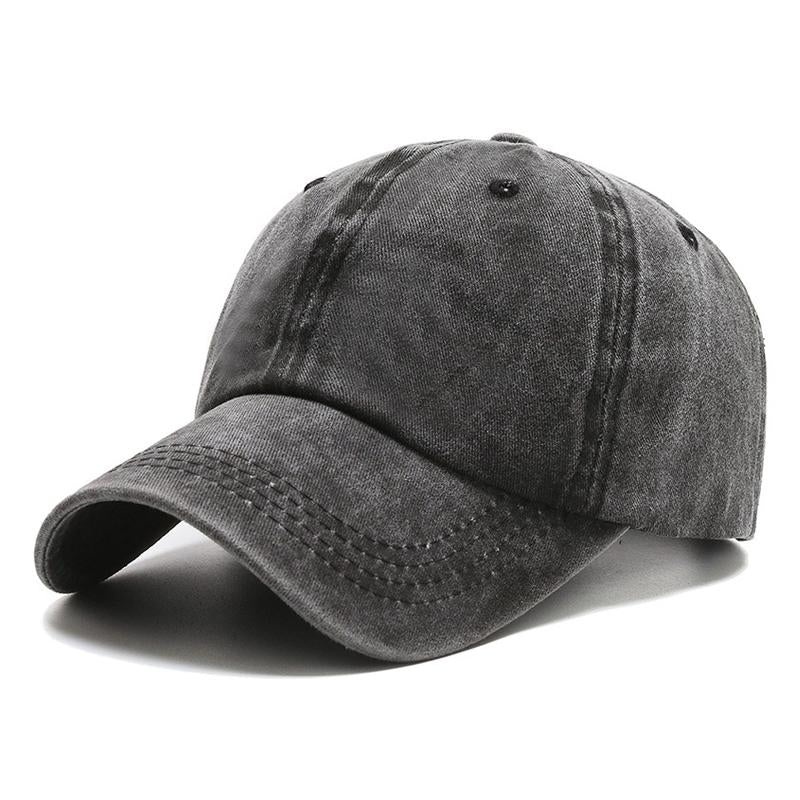 Men’s Solid Color Sports Cap 93310640Y Black