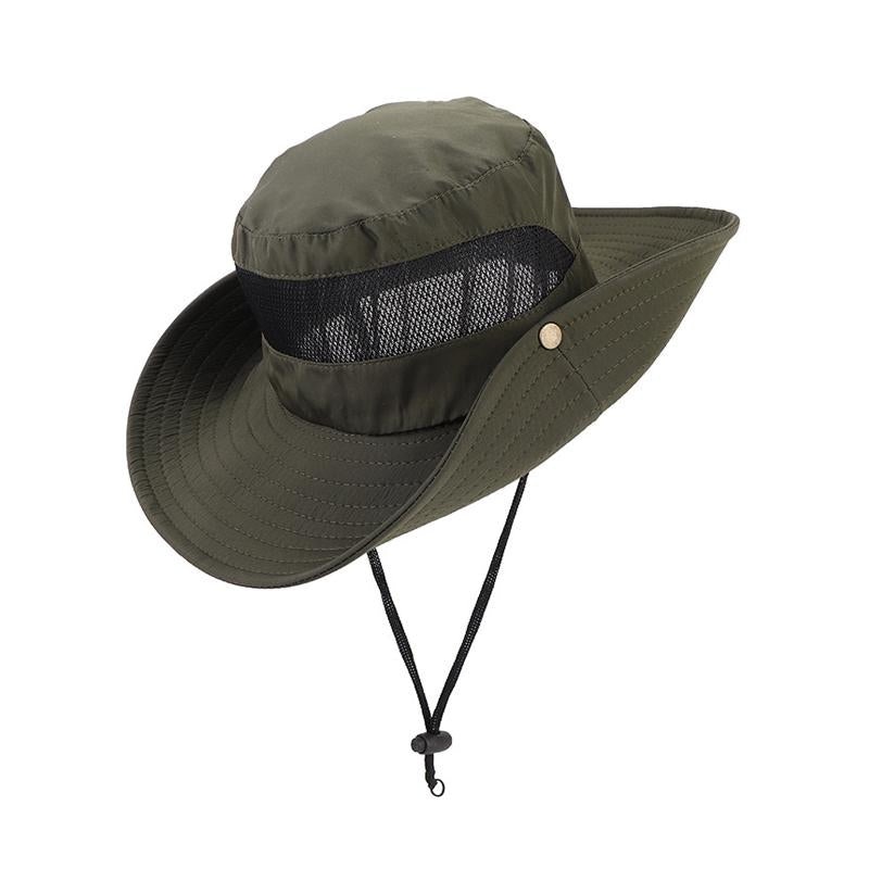 Men’s Sunscreen Mesh Breathable Hat 21290910Y ArmyGreen