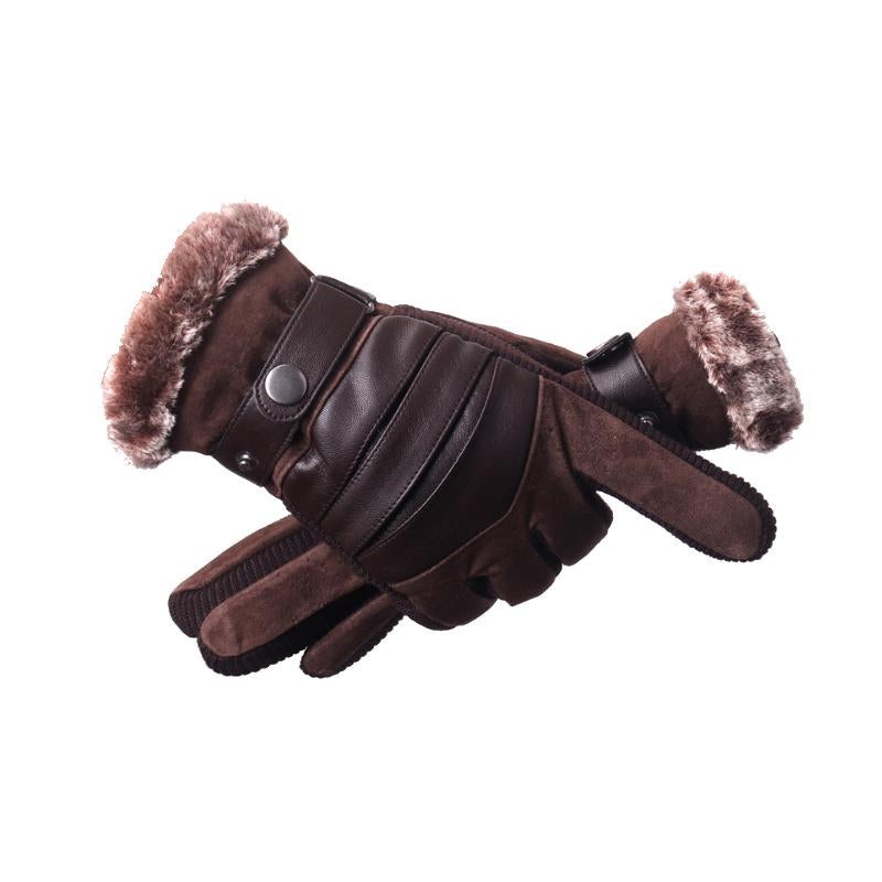 Thick Fleece Warm Gloves 88581993TO Black