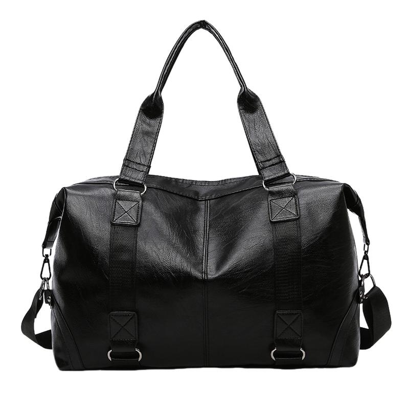 Men’s Practical Wet and Dry Separation Multifunctional Travel Gym Bag 08402402F Black