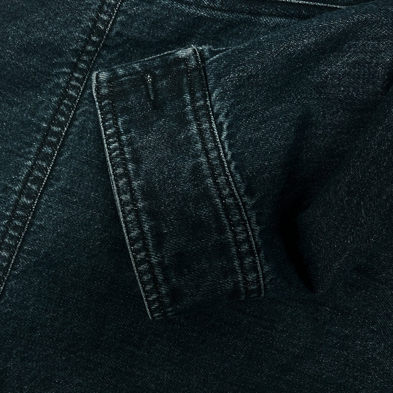 24-hour shipping outMen’s Vintage Stand Collar Denim Jacket 75697045X Blue