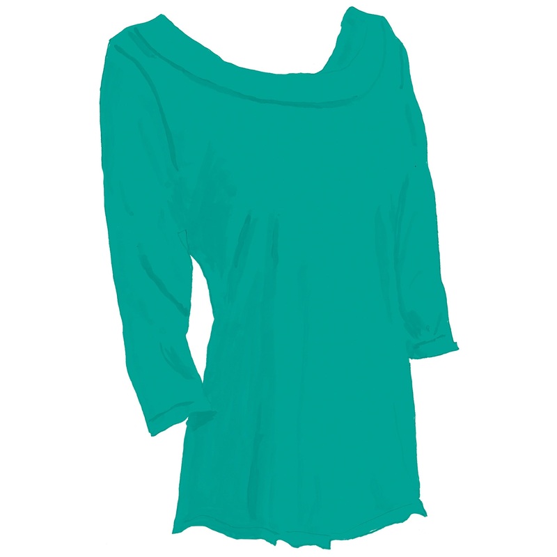 Boatneck Ballet Tee Jade