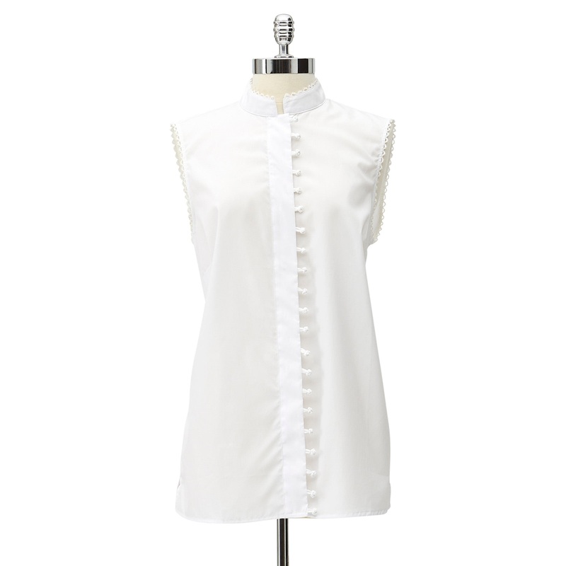 La Cote Sleeveless Blouse White