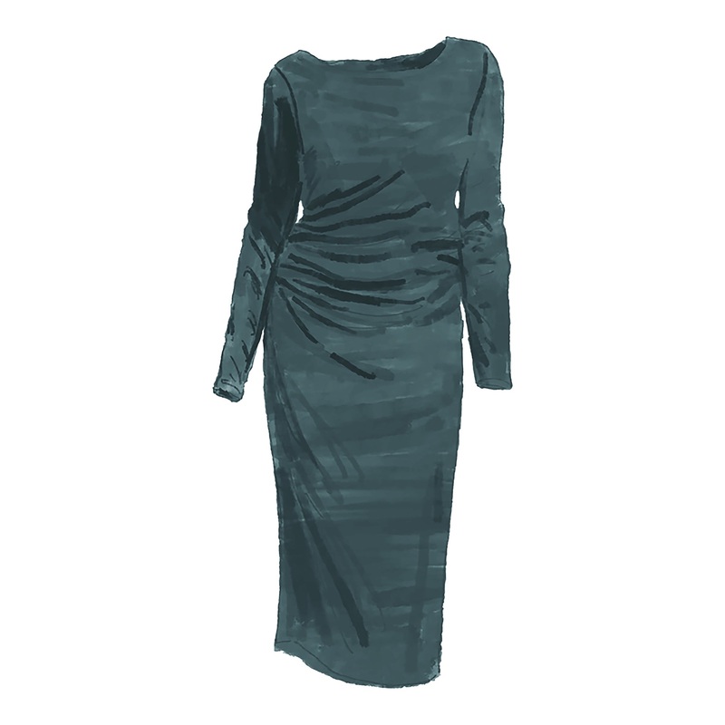 Secret Keeper Dress Moss