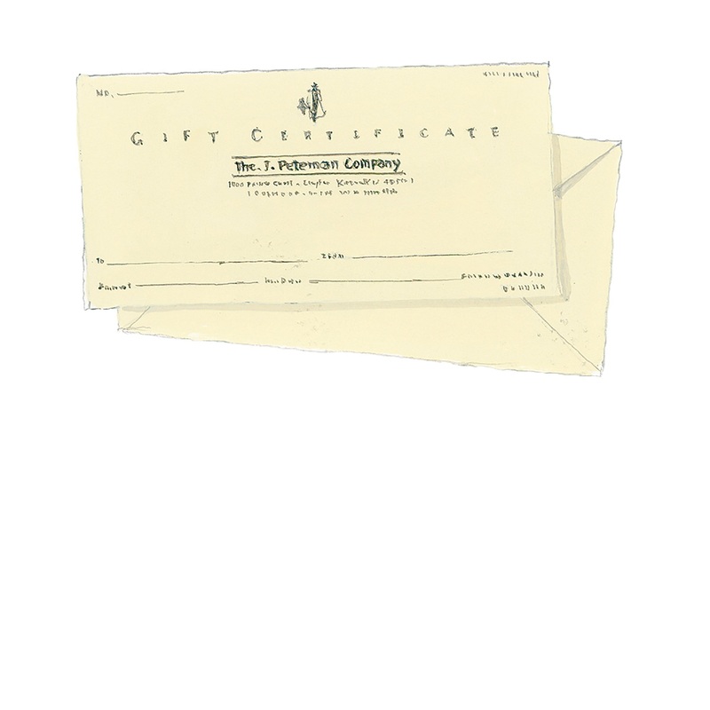 The J. Peterman Gift Certificate
